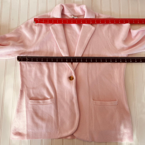 J. Crew Pink Sweater Jacket Shacket Size XL - Picture 7 of 10